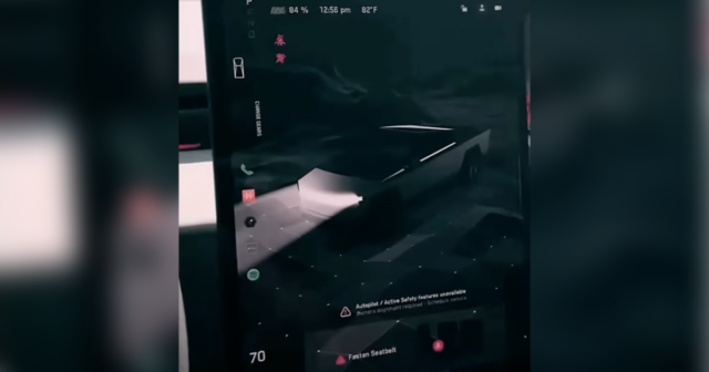 Tesla Cybertruck interior png